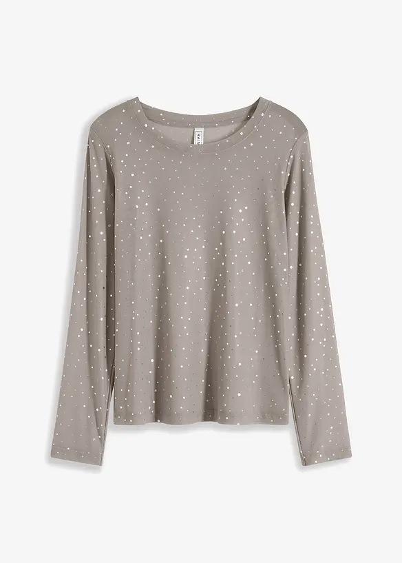 T-shirt en mesh brillant, bonprix