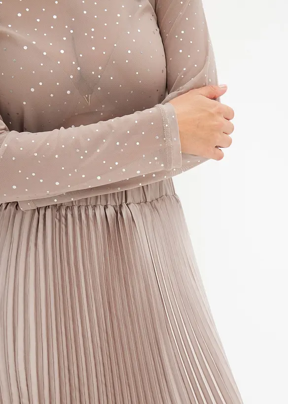 T-shirt en mesh brillant, bonprix