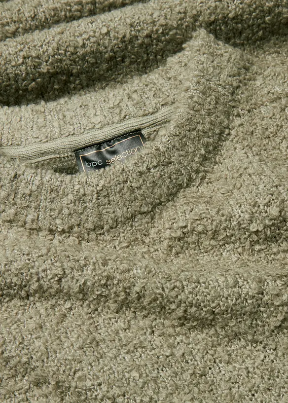 Robe en maille bouclette, bonprix