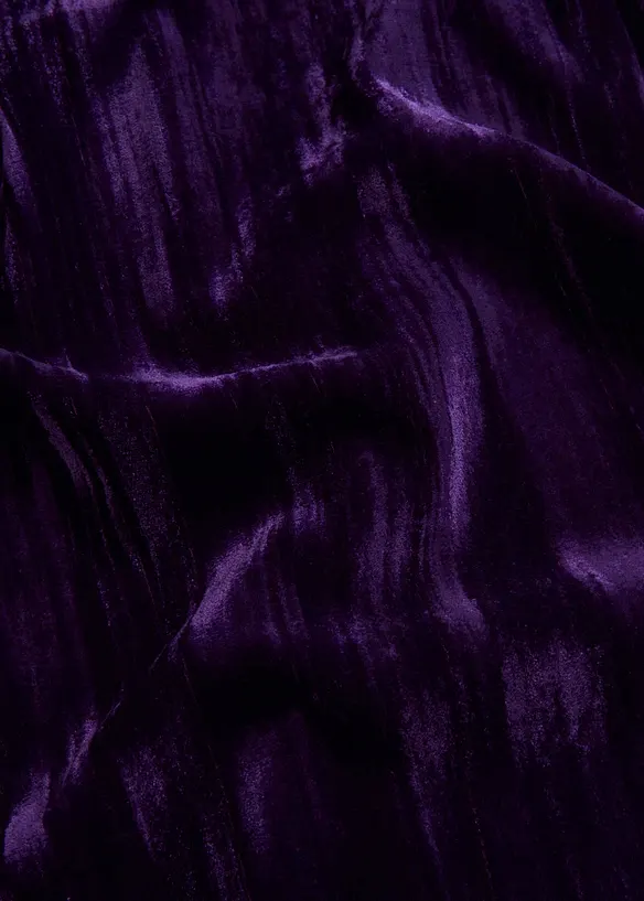 Robe courte en velours, bonprix