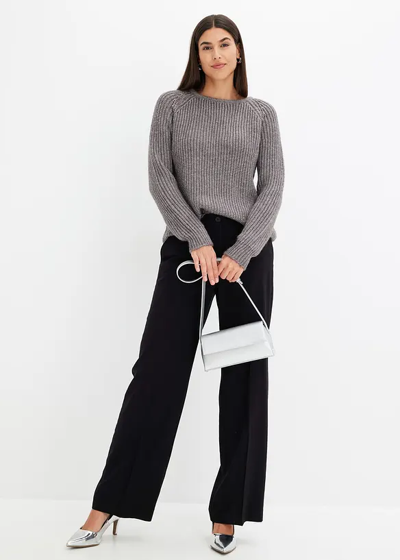 Pull en grosse maille avec fil brillant, bonprix