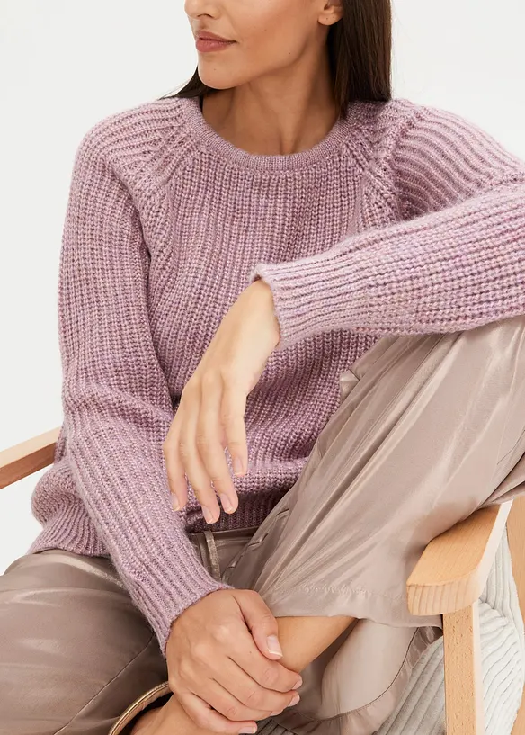 Pull en grosse maille avec fil brillant, bonprix