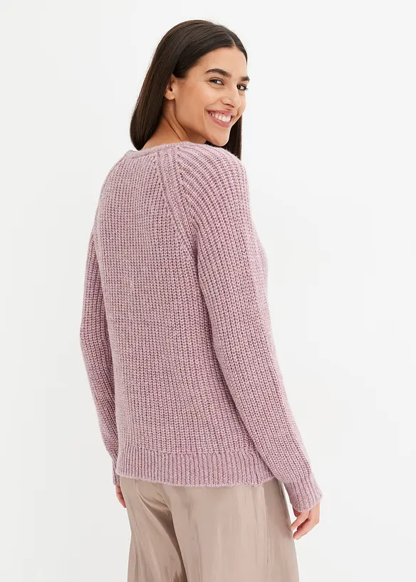 Pull en grosse maille avec fil brillant, bonprix