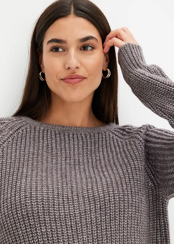 Pull en grosse maille avec fil brillant, bonprix