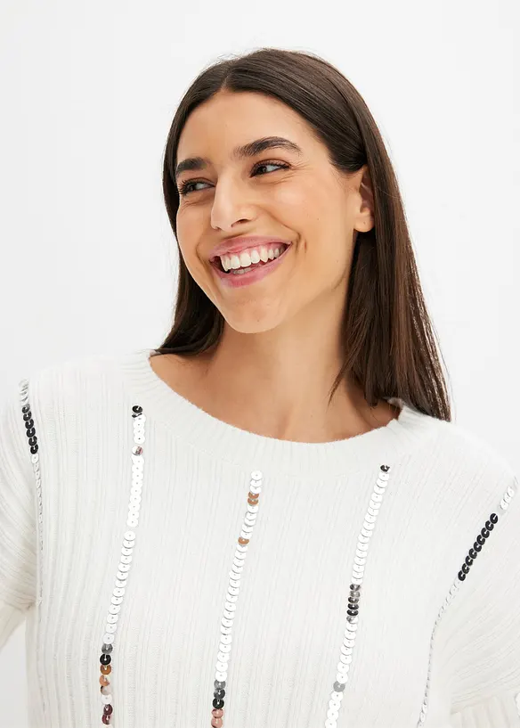 Pull c&ocirc;tel&eacute;, bonprix