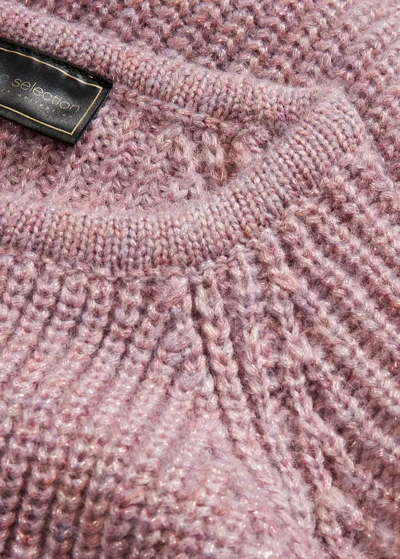 Pull en grosse maille avec fil brillant, bonprix