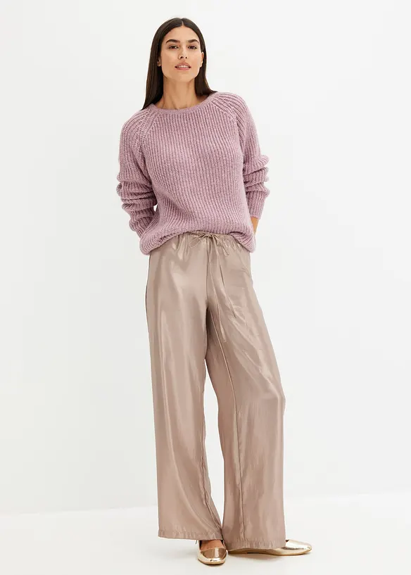 Pull en grosse maille avec fil brillant, bonprix