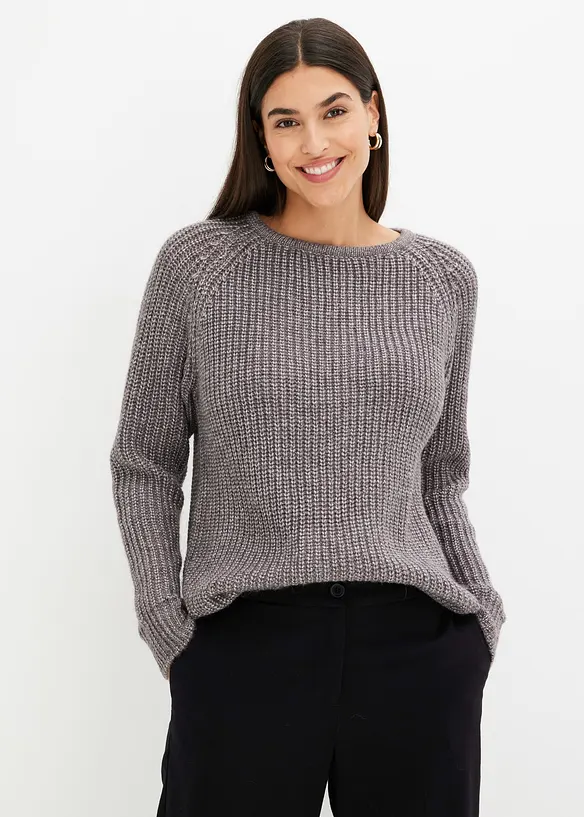 Pull en grosse maille avec fil brillant, bonprix