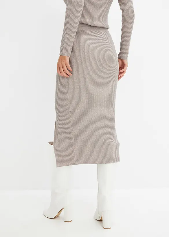 Jupe douce en maille, bonprix