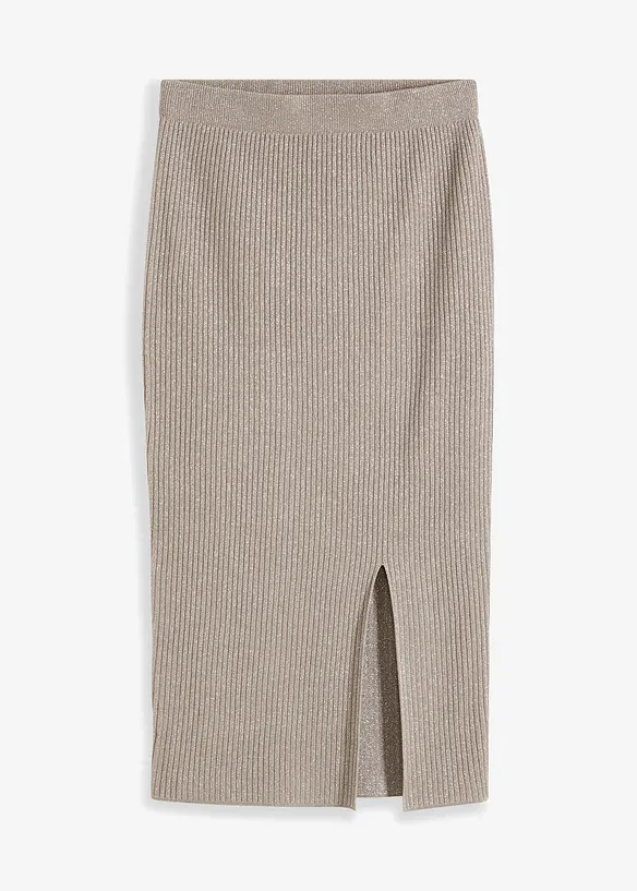 Jupe douce en maille, bonprix