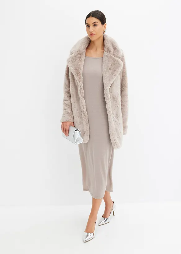 Manteau en peluche, bonprix