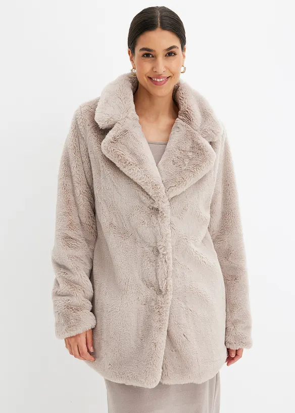 Manteau en peluche, bonprix