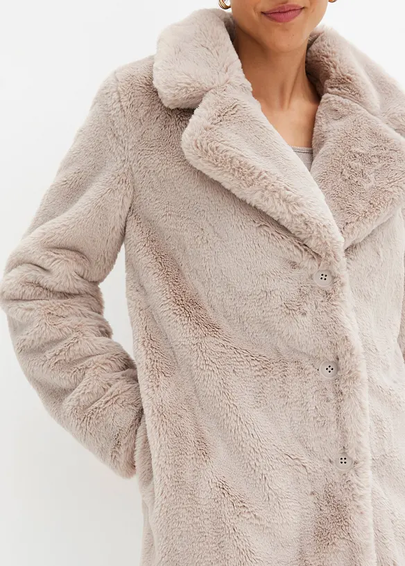 Manteau en peluche, bonprix