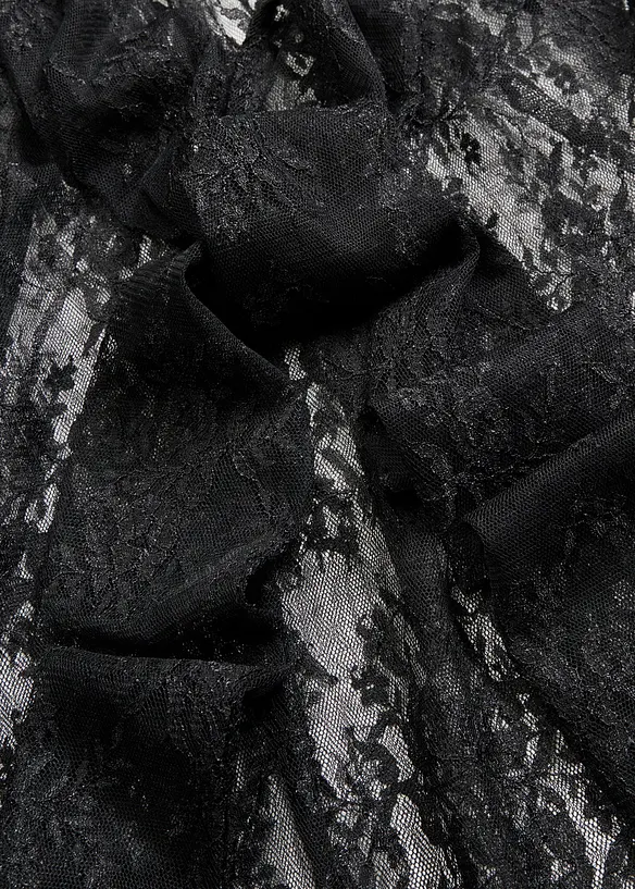 Blouse en dentelle légèrement transparente, bonprix