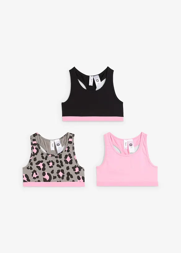 Lot de 3 brassières douces, bonprix