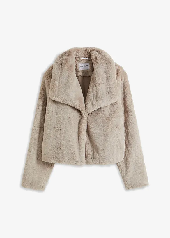 Veste en peluche, bonprix