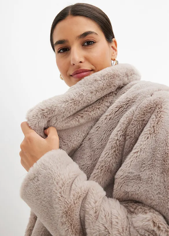 Veste en peluche, bonprix