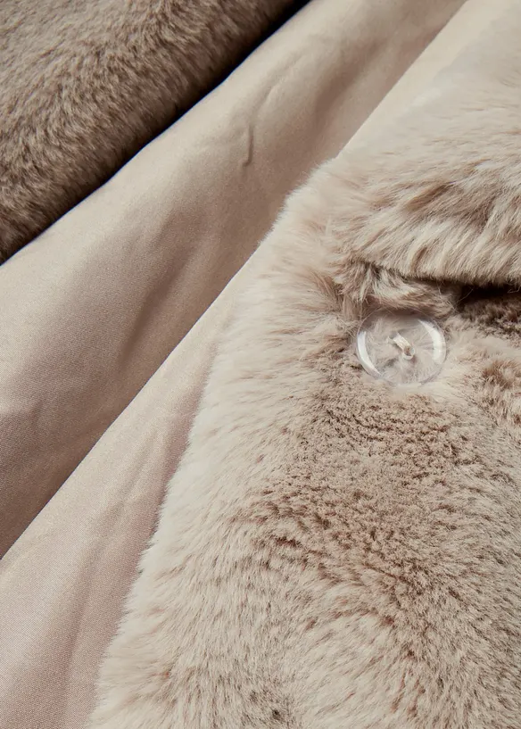 Veste en peluche, bonprix