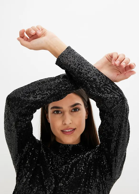 Blouse &agrave; sequins, bonprix