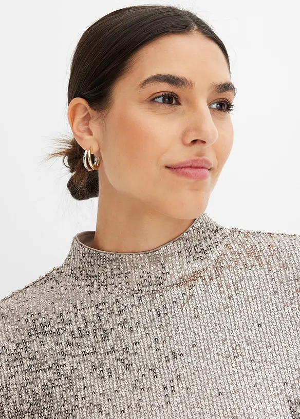 Blouse à sequins, bonprix