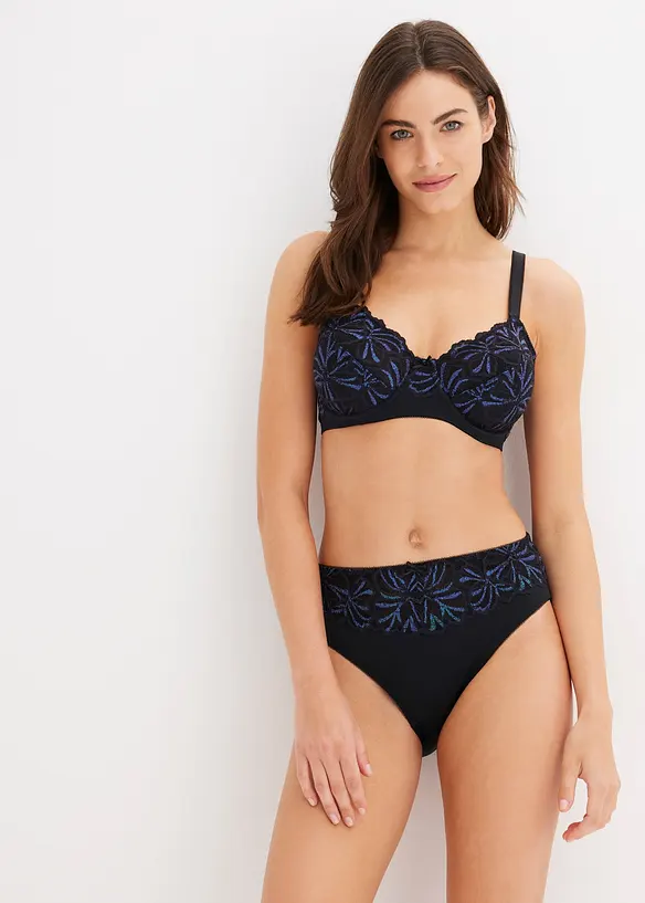 Soutien-gorge minimiseur à fil brillant multicolore, bonprix