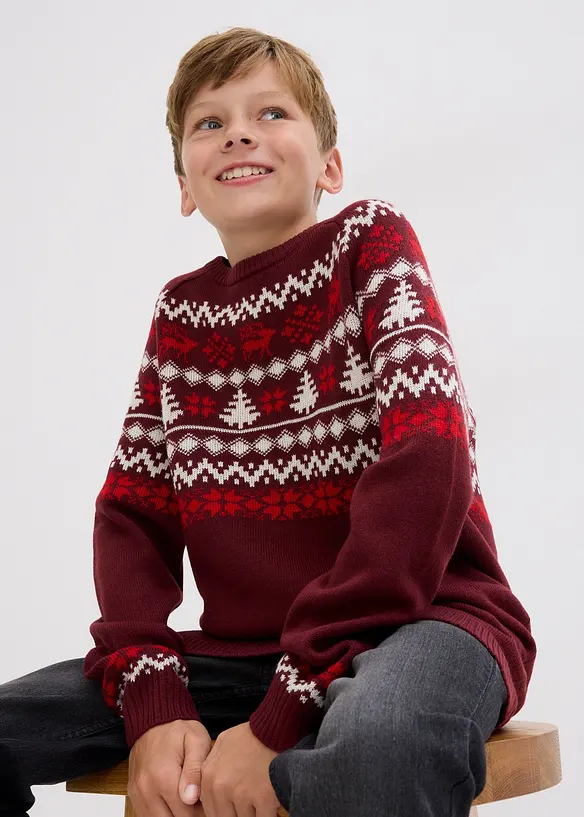 Pull norvégien enfant, bonprix