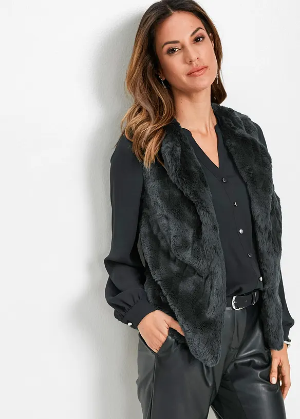 Gilet sans manches doux et moelleux, bonprix