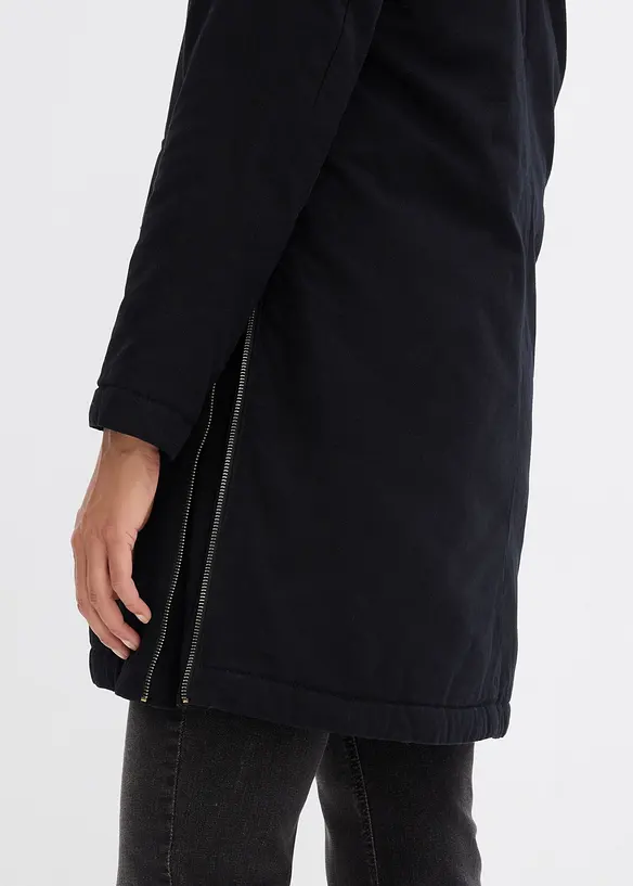 Parka d’hiver rembourrée à capuche doublée sherpa, bonprix