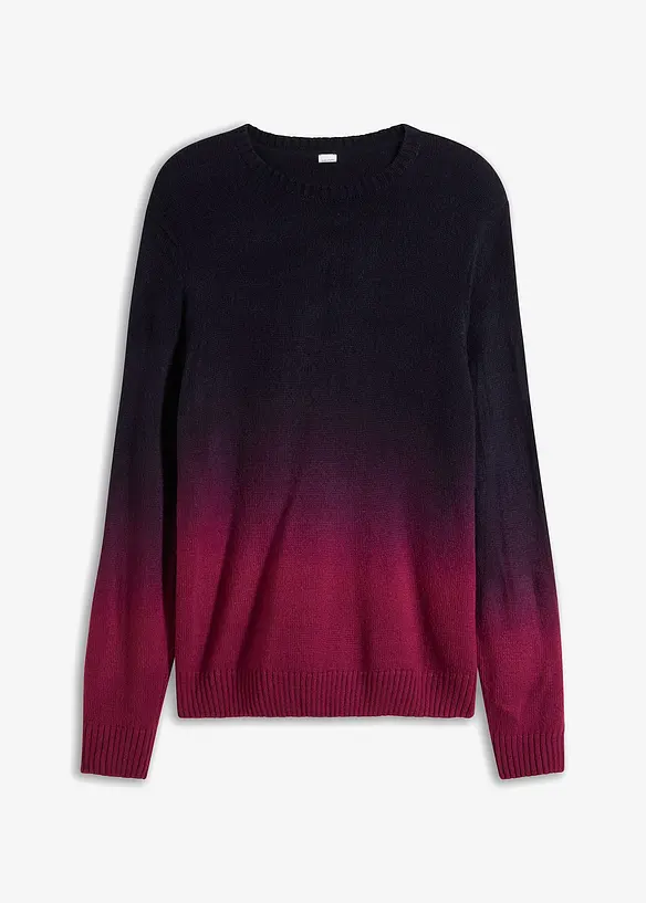 Pull en fine maille effet tie & dye, bonprix