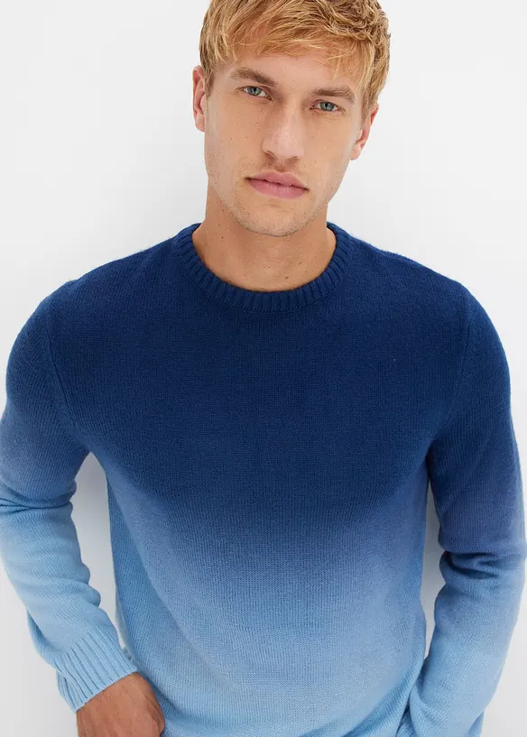 Pull en fine maille effet tie & dye, bonprix