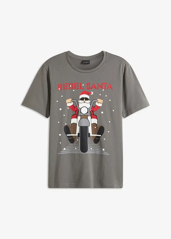 T-shirt de Noël 100% coton, bonprix