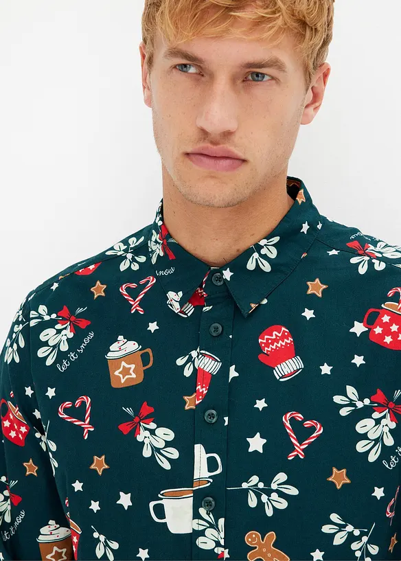 Chemise de Noël 100 % coton, bonprix