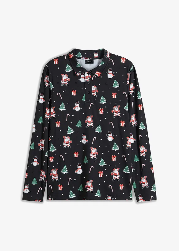 Polo de Noël en coton, bonprix