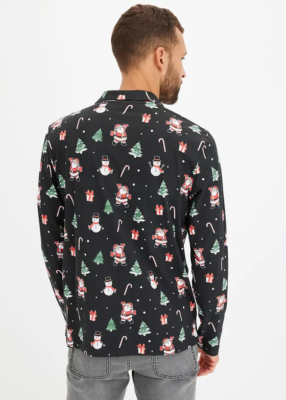Polo de Noël en coton, bonprix