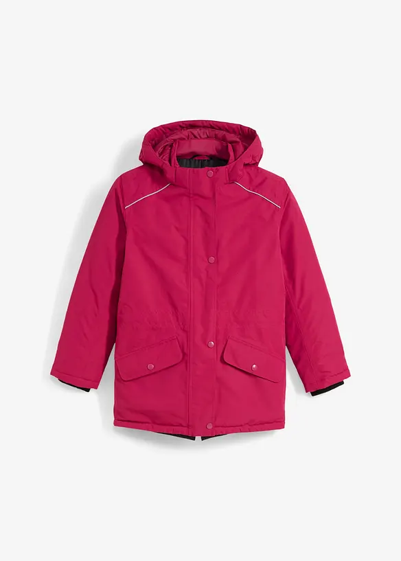 Veste de ski imperméable à capuche amovible et réflecteurs, bonprix