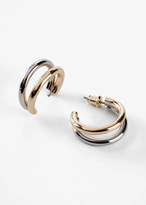 Créoles en laiton, bonprix