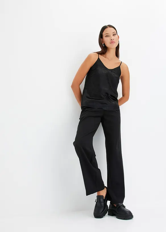 Top &agrave; effet brillant, bonprix