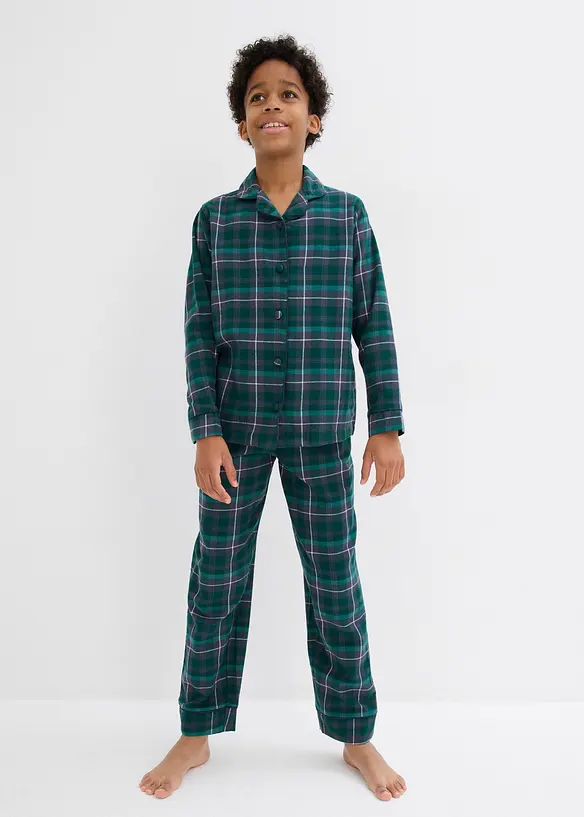 Pyjama enfant en flanelle tissée (ens. 2 pces), bonprix