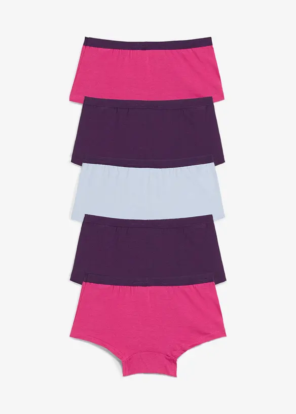 Lot de 5 shorties en coton extensible, bonprix