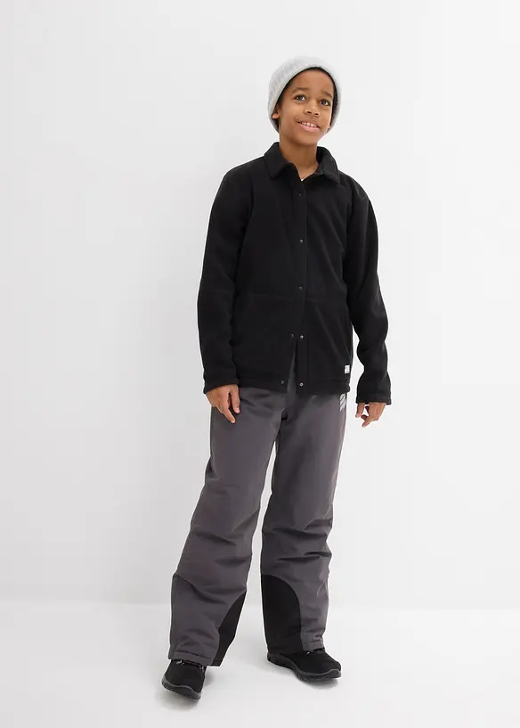 Pantalon de ski imperméable à bretelles et doublure chaude, bonprix