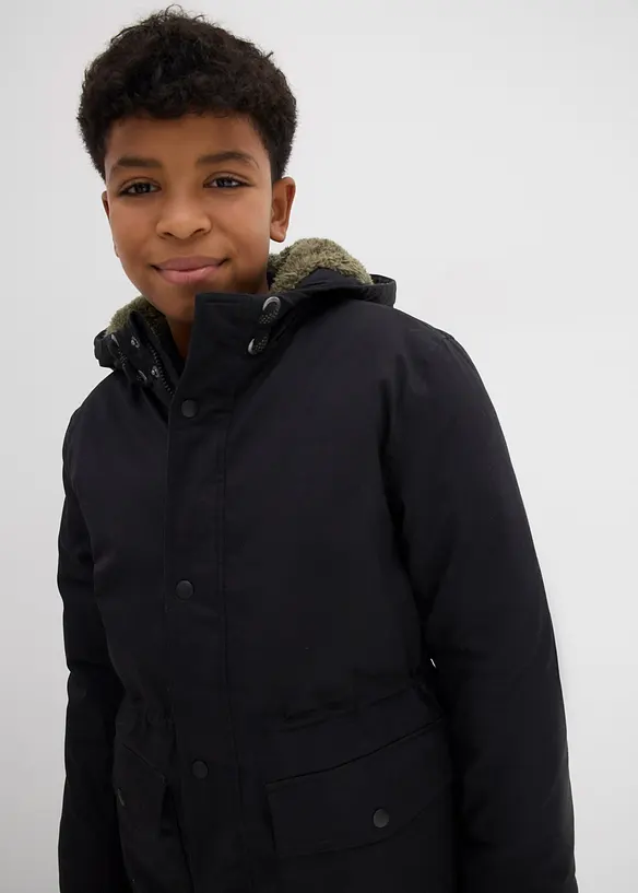 Parka d’hiver déperlante, chaudement doublée, bonprix