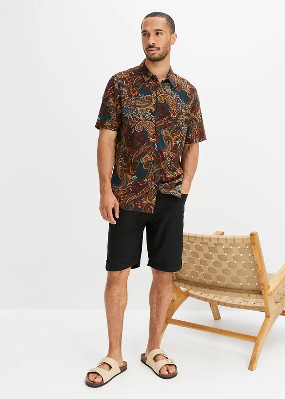 Chemise manches courtes en viscose, bonprix