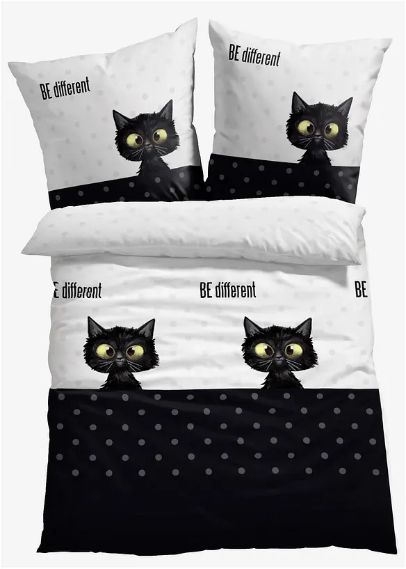 Parure de lit avec chats, bonprix