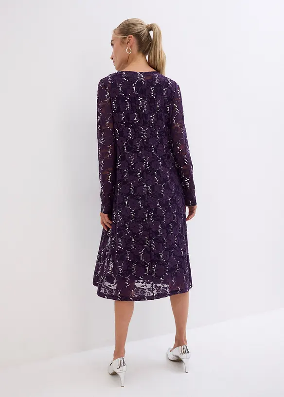 Robe &agrave; dentelle (ens. 2 pces), bonprix