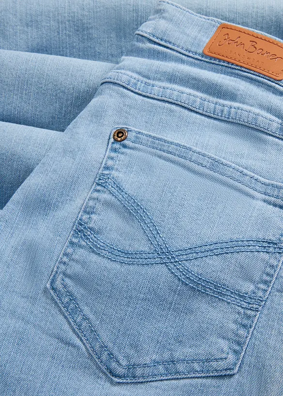 Jean large taille mi-haute, extensible, bonprix