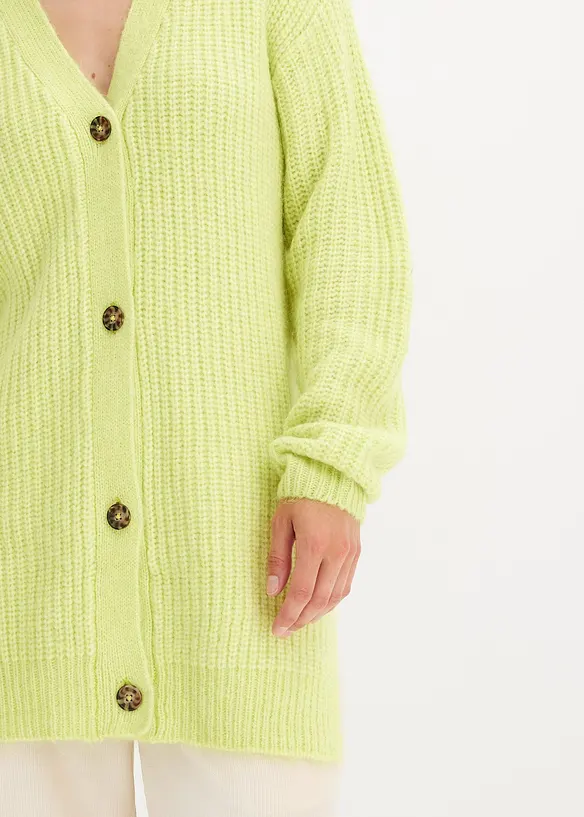 Gilet doux en grosse maille de laine mélangée, bonprix