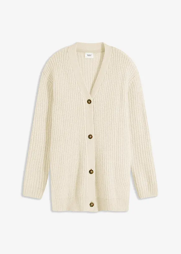 Gilet doux en grosse maille de laine mélangée, bonprix