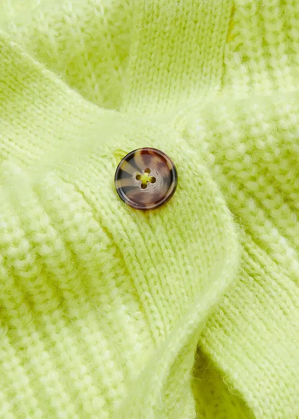 Gilet doux en grosse maille de laine mélangée, bonprix