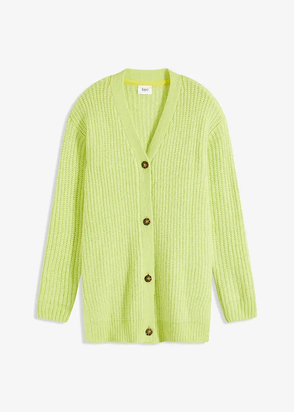 Gilet doux en grosse maille de laine mélangée, bonprix