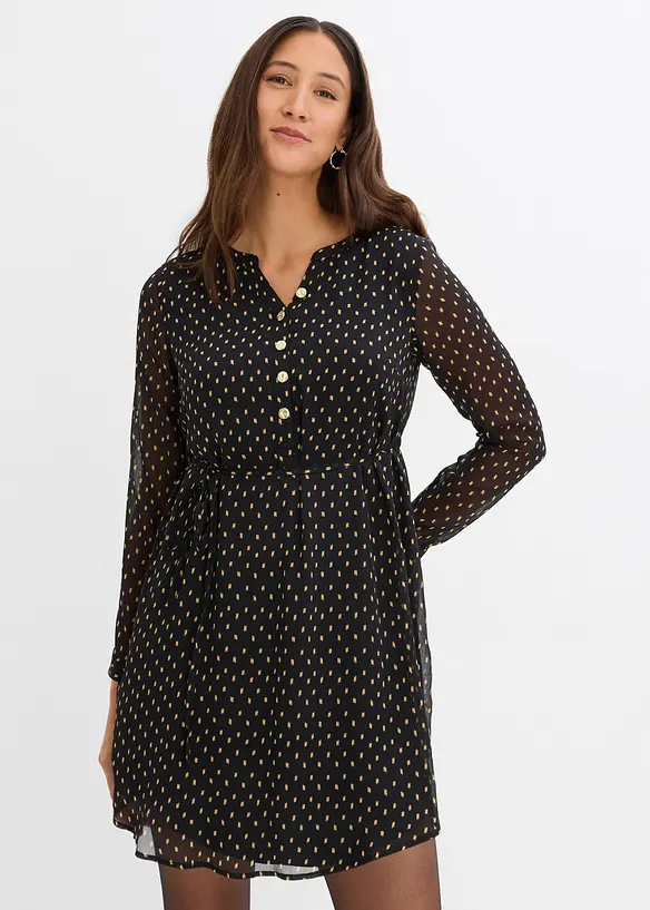 Robe de grossesse et d’allaitement en voile imprimé, bonprix